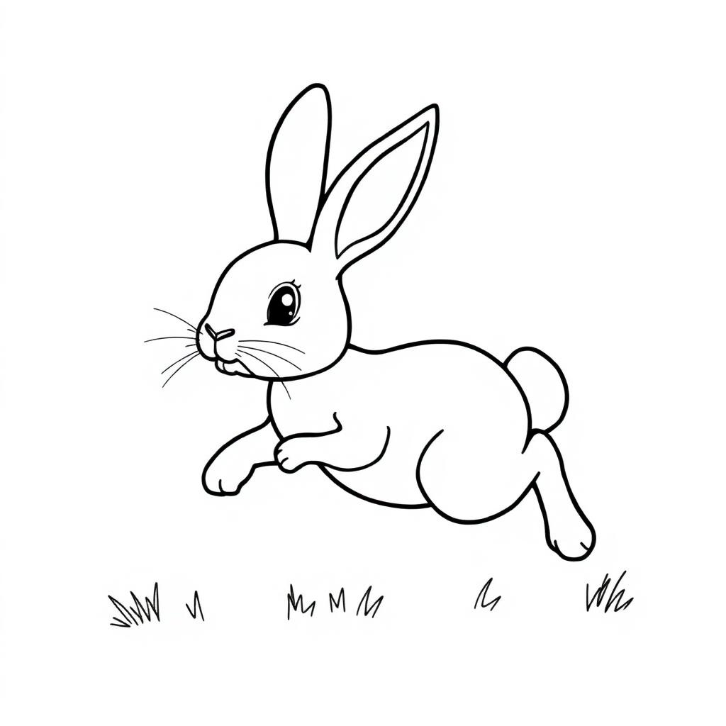 Wild Hare Coloring Page | Free Coloring Pages